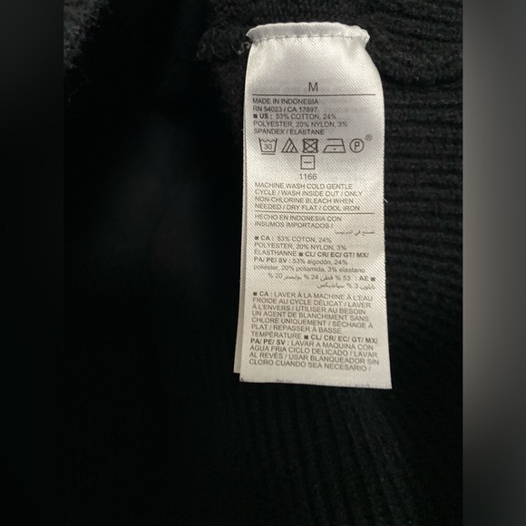 BUNDLE of (3) Old Navy Women's SoSoft V-Neck Sweaters Cream SeaGlass Black Med - Picture 9 of 16